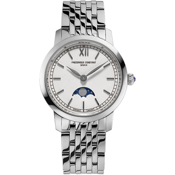 Часы Frederique Constant Slim Line Moonphase FC-206SW1S6B